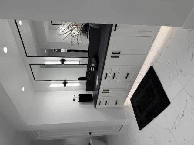 bathroom vanity view