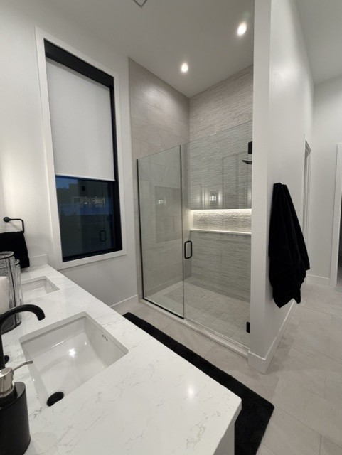custom walk-in shower