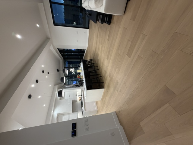 living room and kitchen