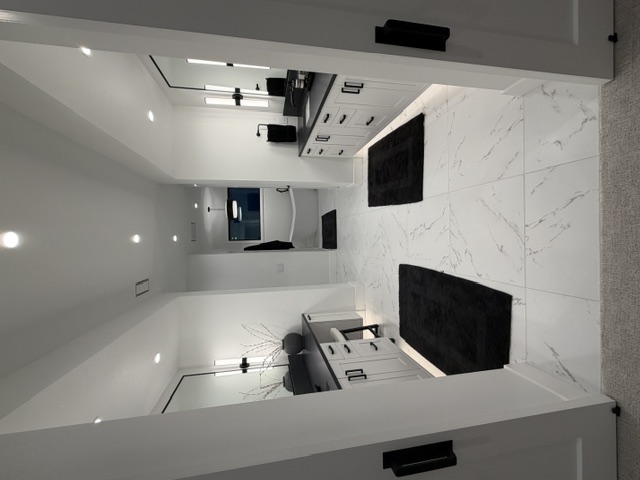 modern primary bathroom